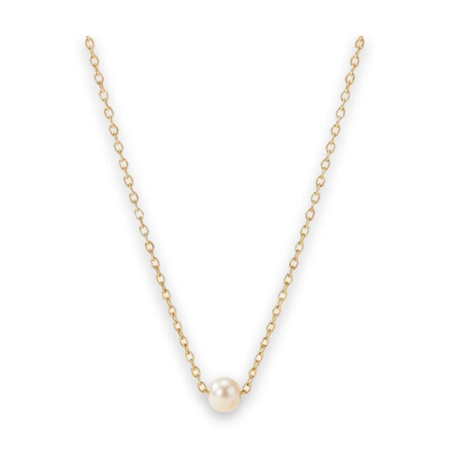 The necklace with a clean white background, sharpened by Gemma